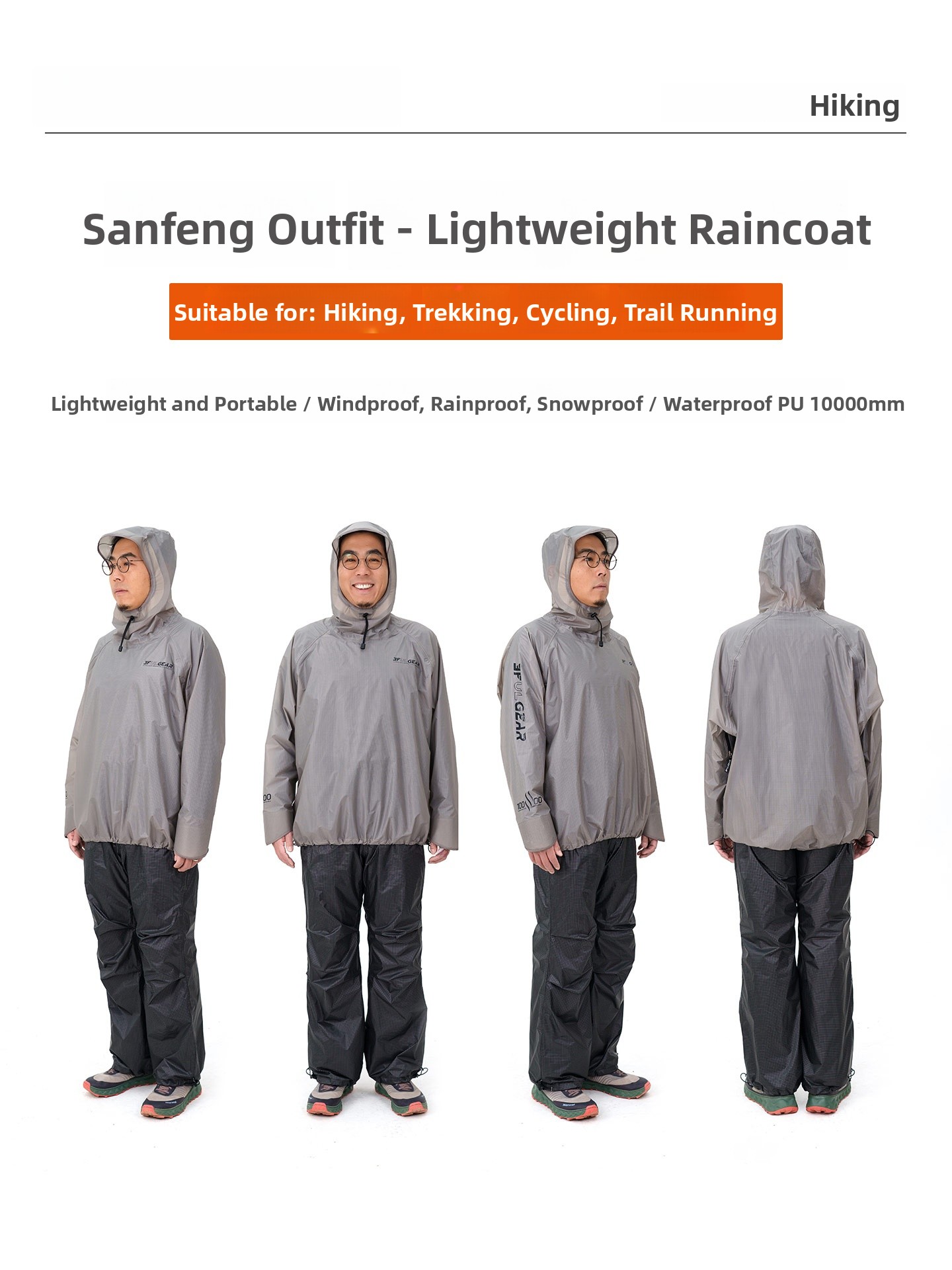 Cycling Commute Pants - 3FULGEAR Veste et pantalon imperméables légers