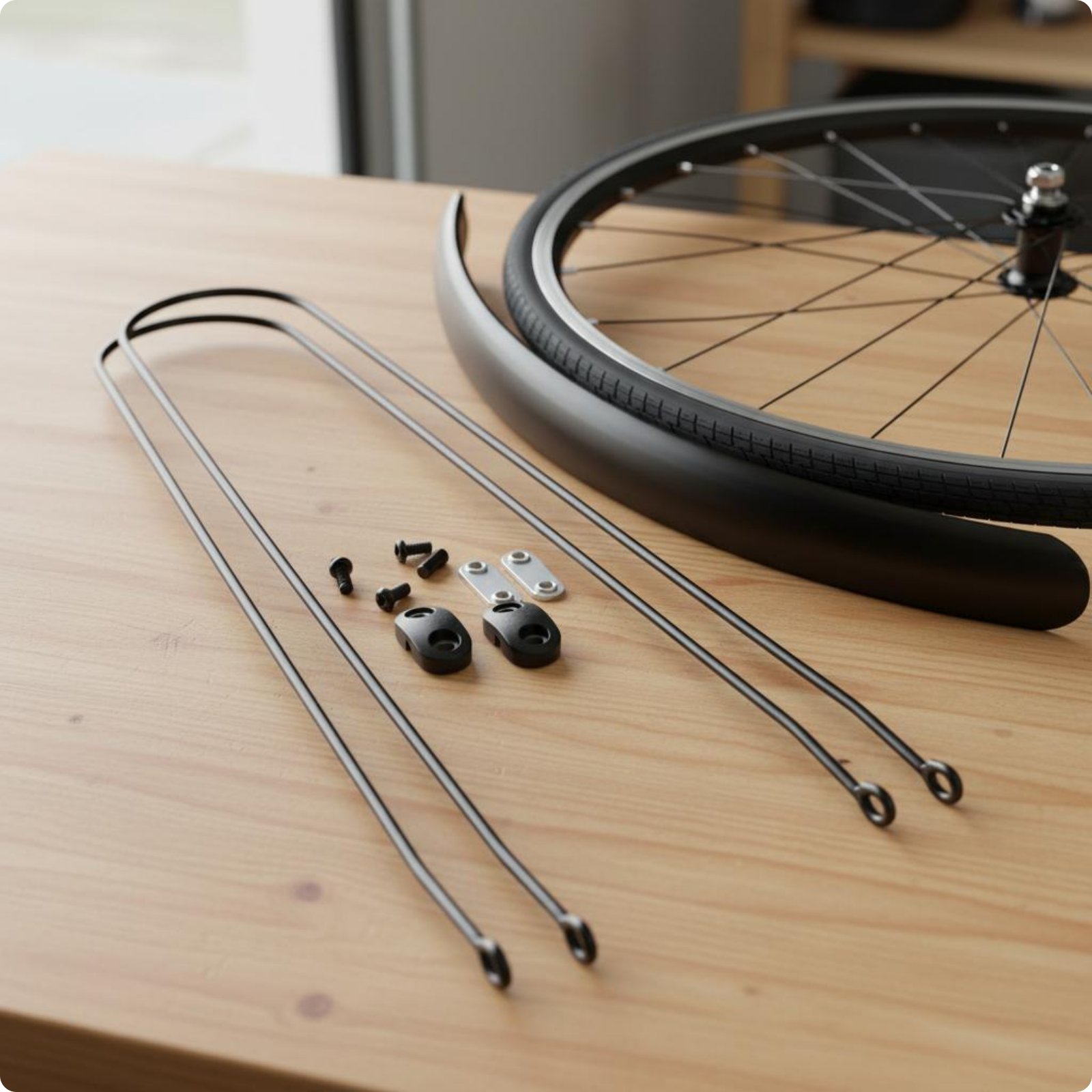 Cycling In City - Support de garde-boue de vélo en