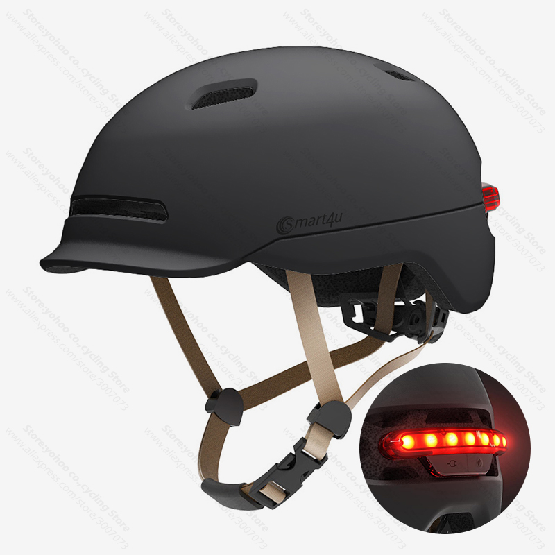 Cycling In City - Smart4u casque de cyclisme avec feu