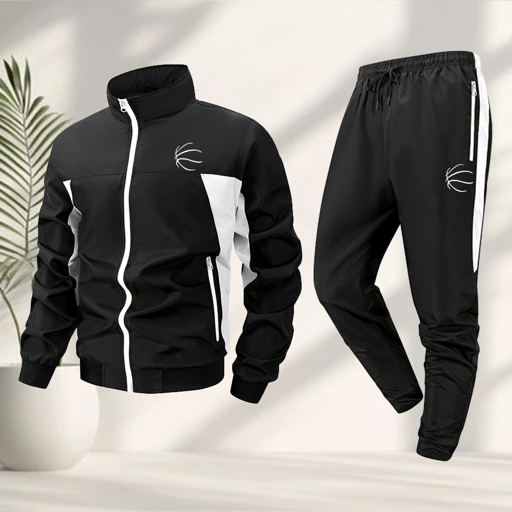 Cycling Commute Jacket - Ensemble de sport décontracté rayé pour
