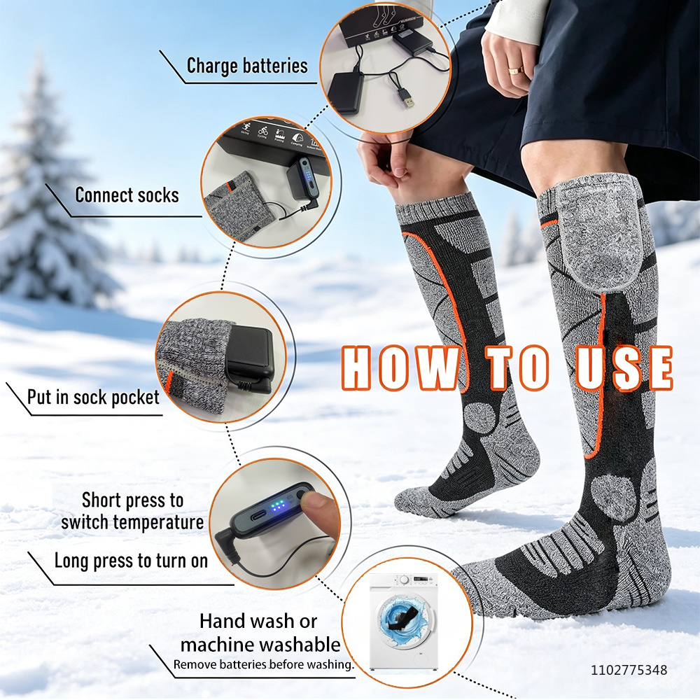 Chaussettes chauffantes rechar - Cycling To Work avis et prix