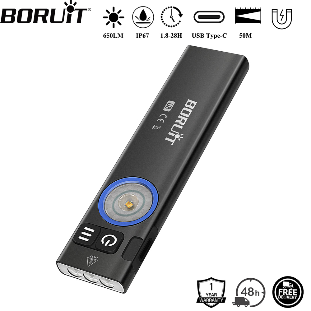 BORUiT U8 650LM EDC lampe de p - Cycling To Work avis et prix