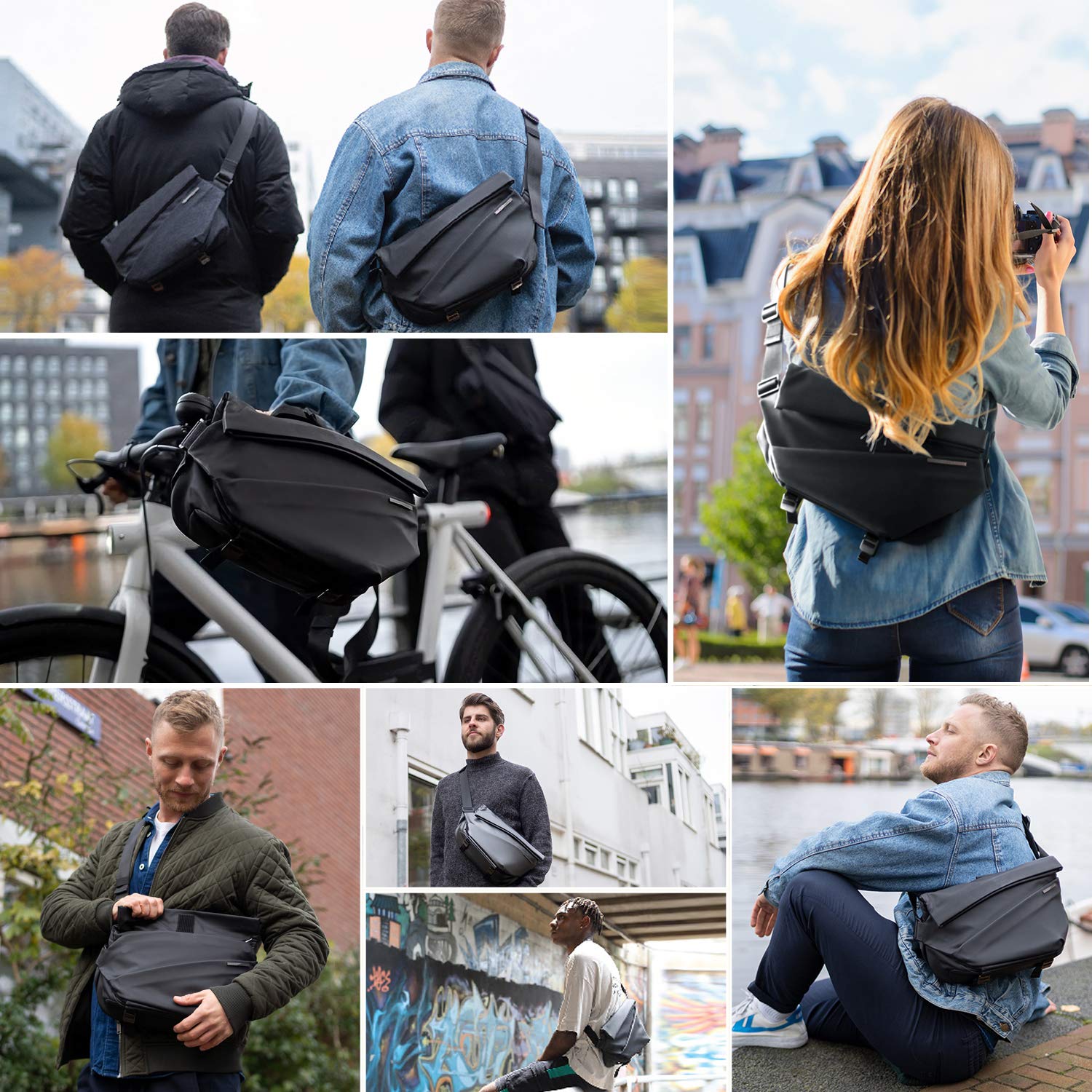 Grands sacs à bandoulière anti - Cycling To Work avis et prix