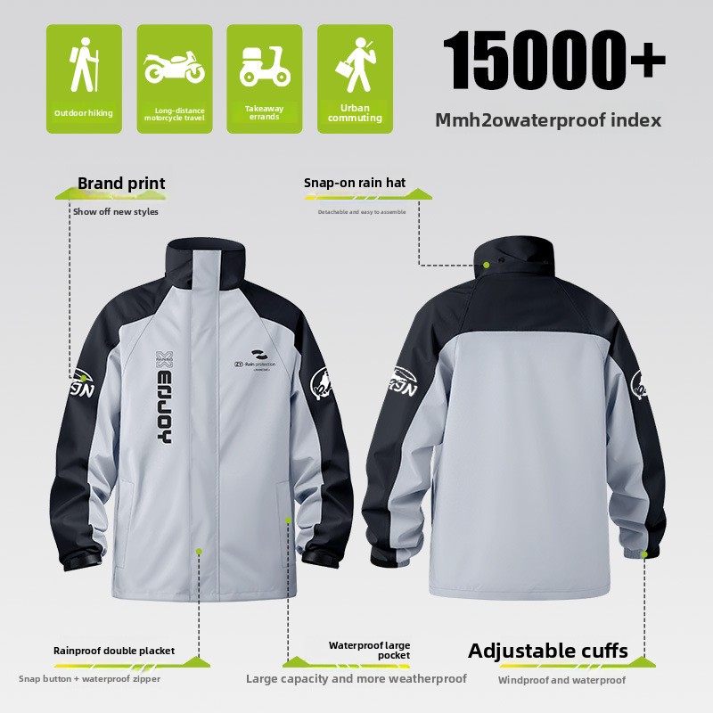 Combinaison de pluie pour moto - Cycling Commute Jacket avis et prix
